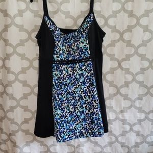 Ashore Fit Swim Dress. Bathing Suit.  24W